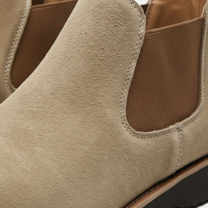 Men's Suede Chelsea Boots Brown