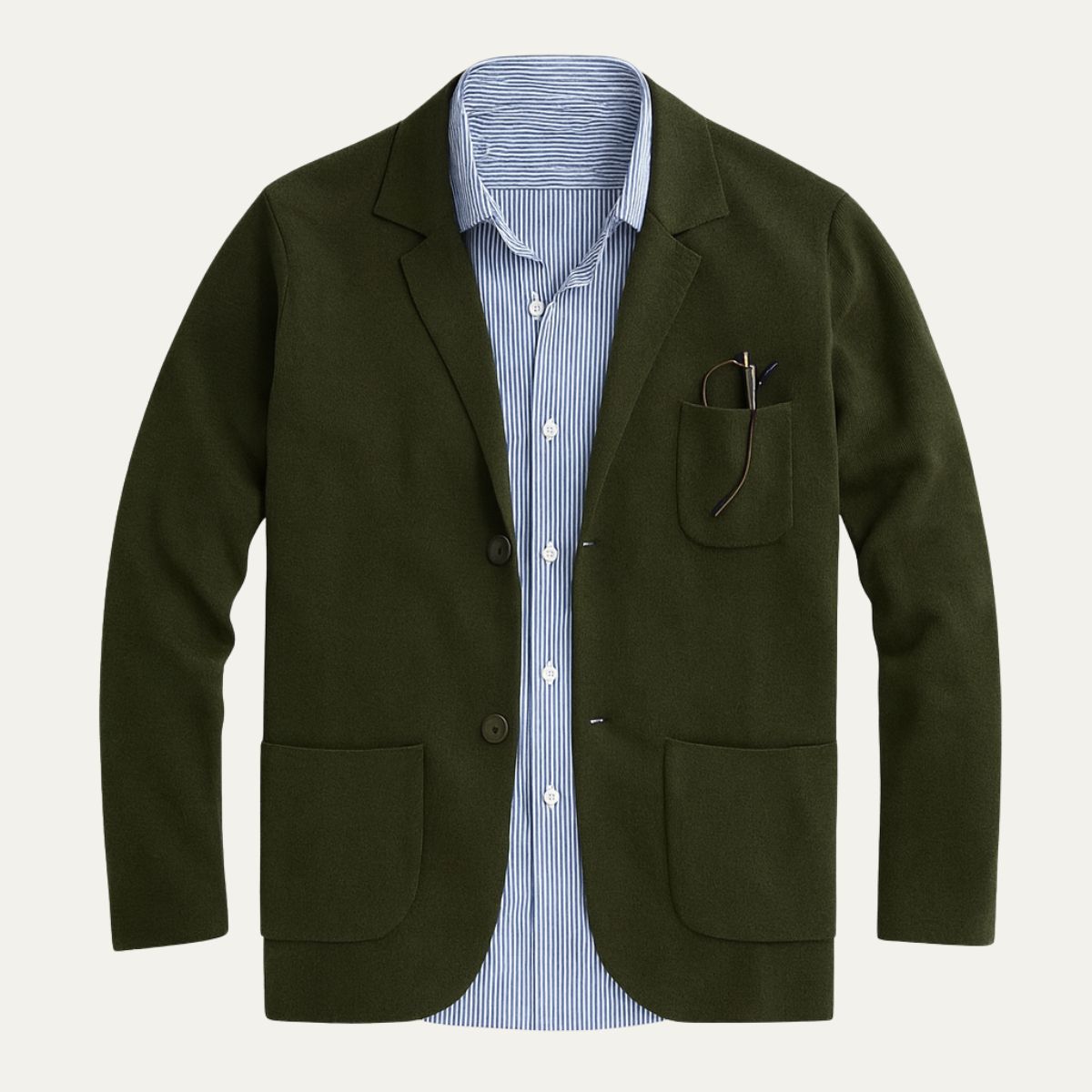 Men's Linen Blazer Formal Wedding Guest - VibreMode