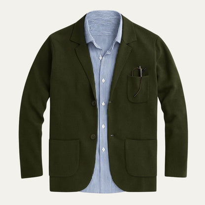 Men's Linen Blazer Formal Wedding Guest - VibreMode