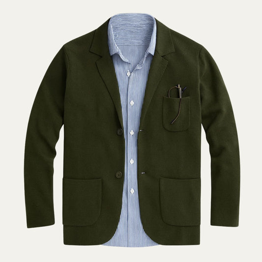 Men's Linen Blazer Formal Wedding Guest - VibreMode
