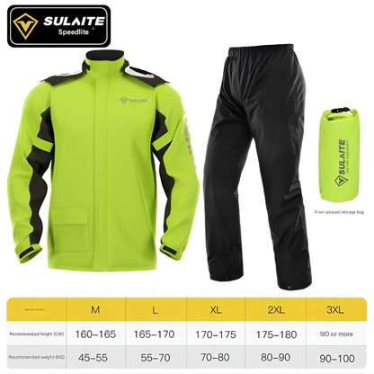 Waterproof Rain Jacket And Pants Set - VibreMode