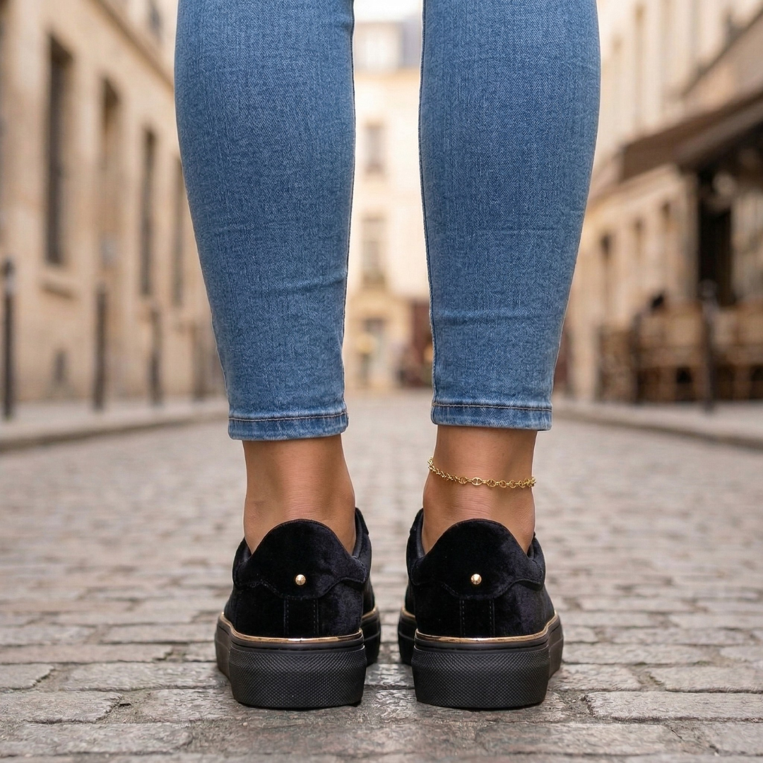 Women’s Platform Sneakers Lace Up Casual Fashion Shoes