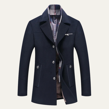 Men's Classic Wool Blend Jacket - VibreMode