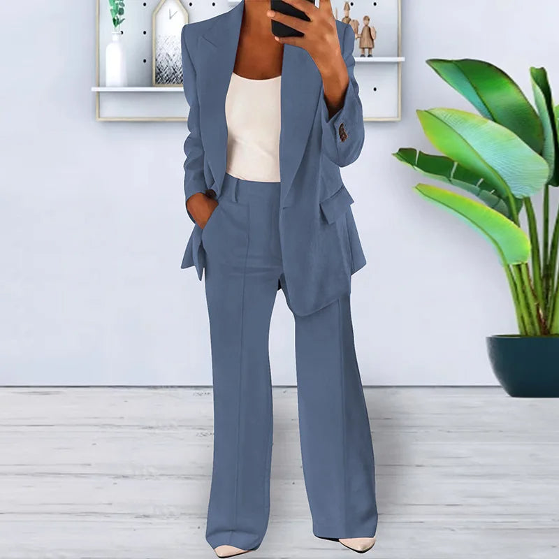 Women's Wide Leg Pantsuit