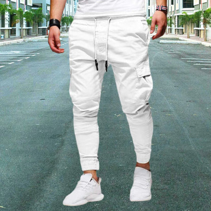 Men's Cargo Pants Flap Pockets Cotton