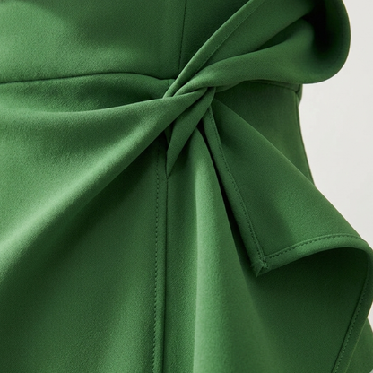Women’s Sleeveless Ruffle Hem Midi Dress