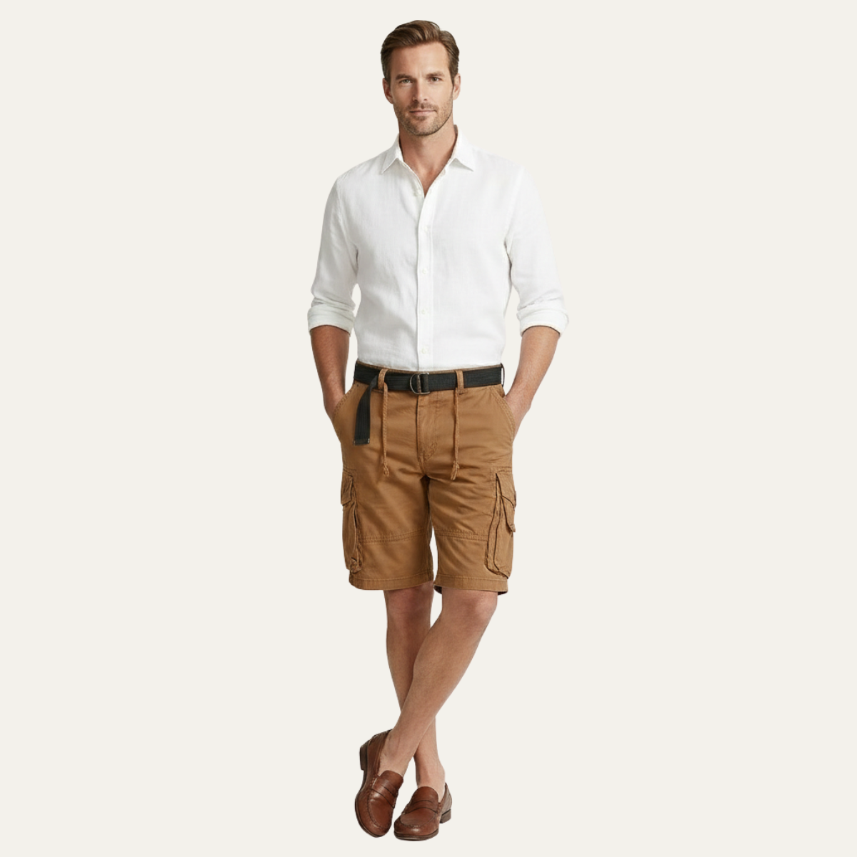Whitlock Men's Cotton Cargo Shorts