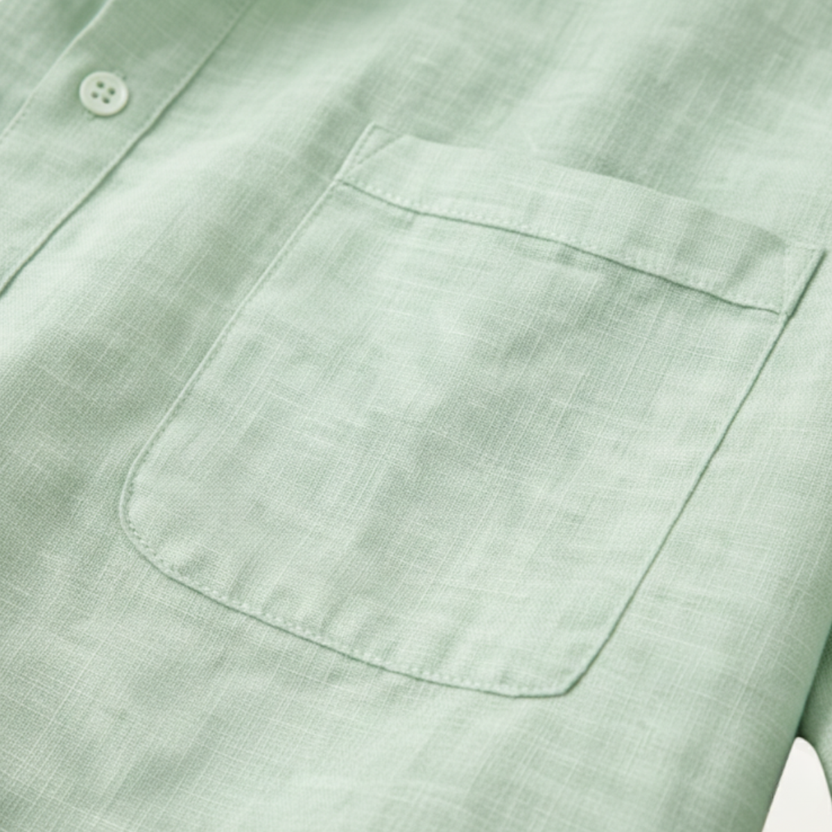 Men's Classic Linen Henley Shirt