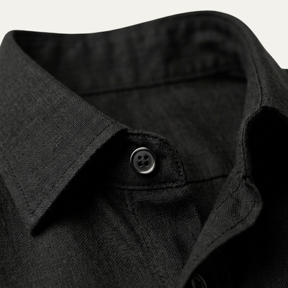 Mens Linen Button Up Shirt