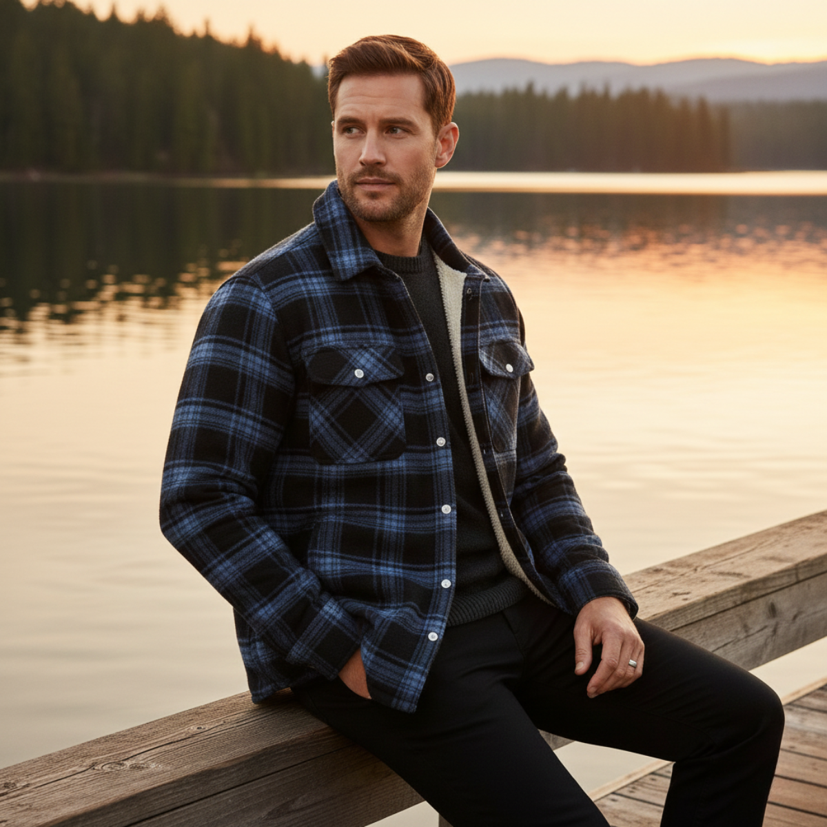 Men's Fleece Lined Outdoor Jacket