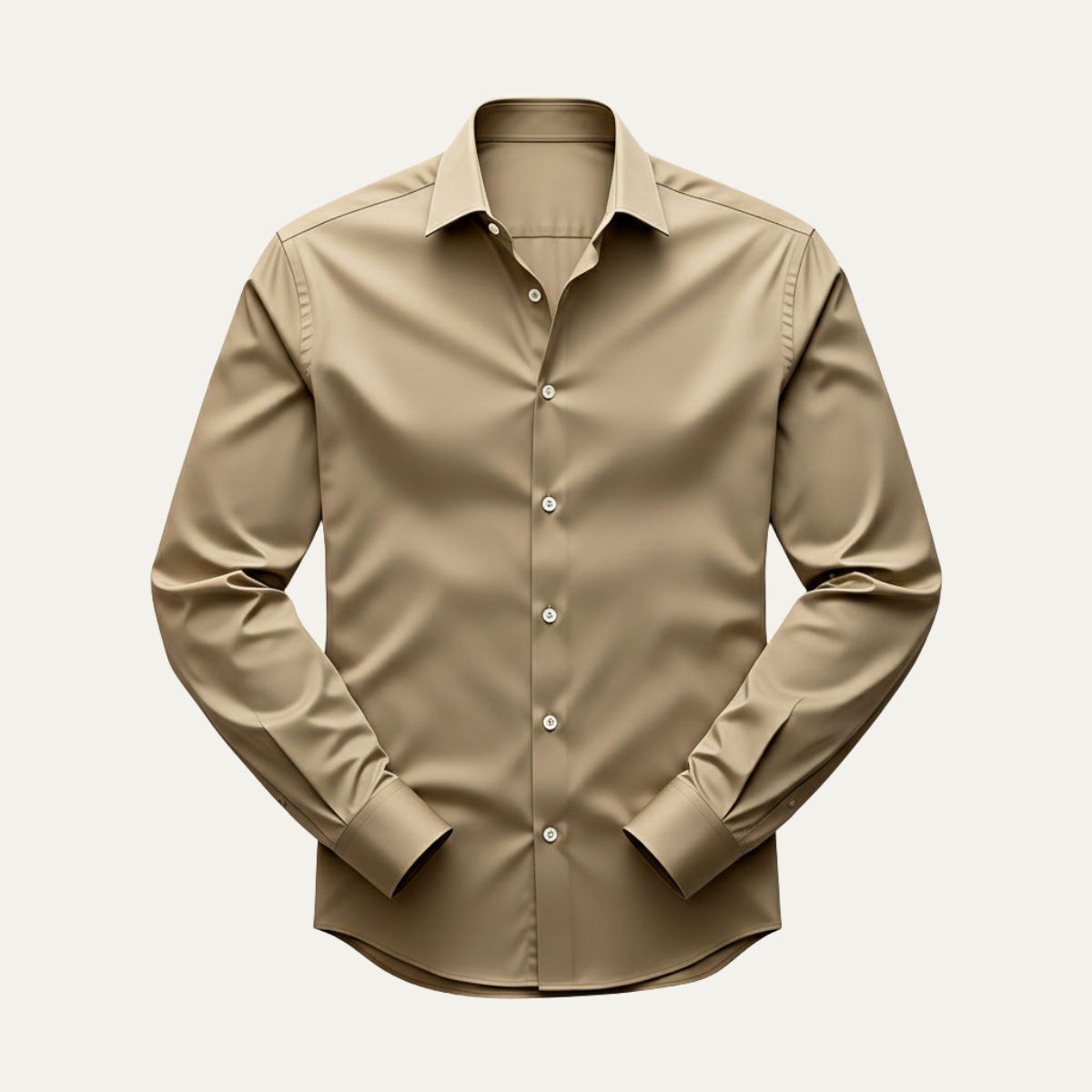 Men's Slim Fit Stretch Dress Shirt Lightweight