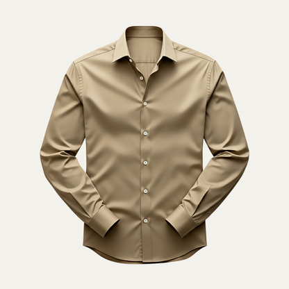 Men's Slim Fit Stretch Dress Shirt Lightweight