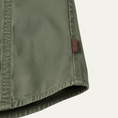 Men's Cotton Cargo Shirt Solid Color Multi Pocket