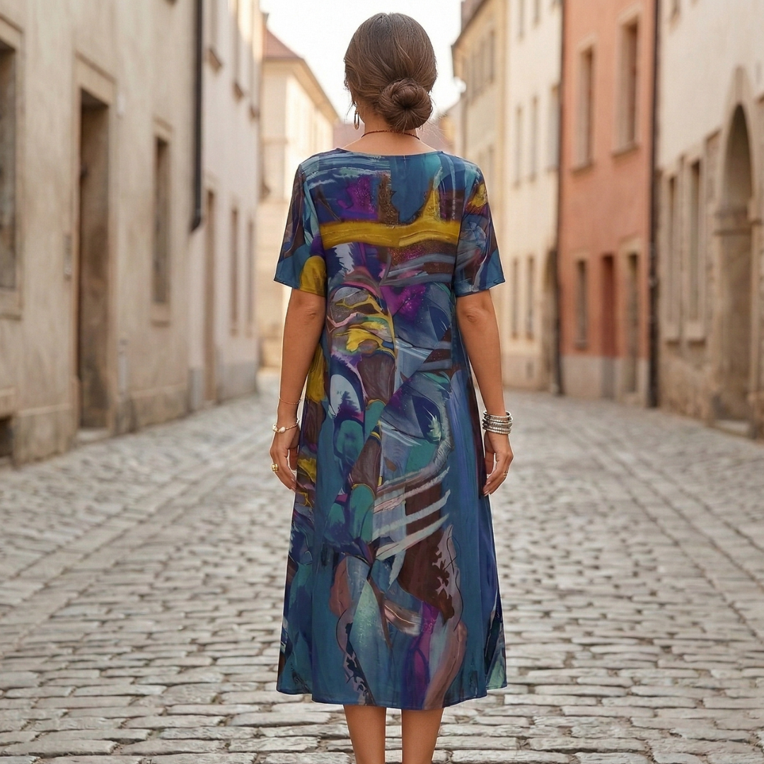 Women’s Boho Midi Casual Summer Dress