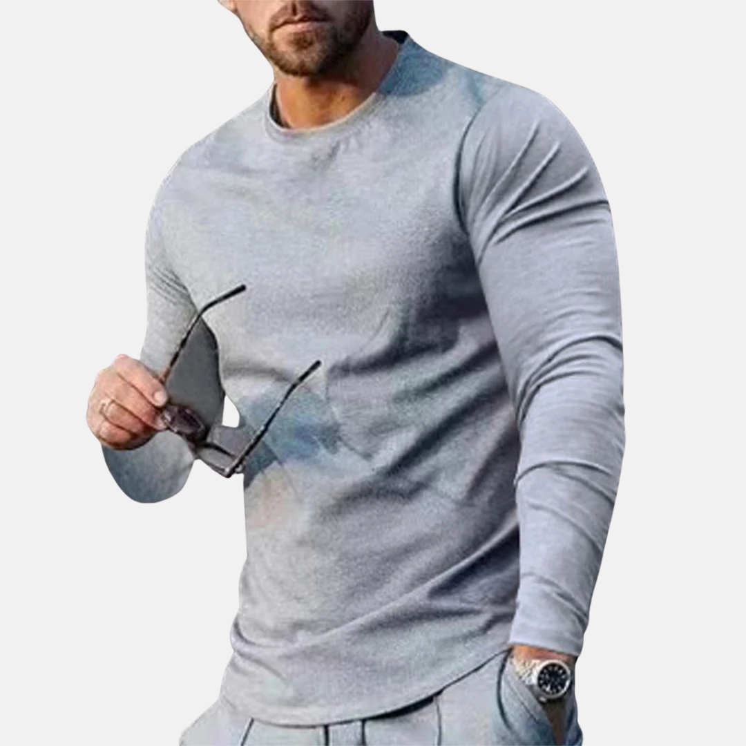 Men's Long Sleeve T-Shirt Comfortable Cotton