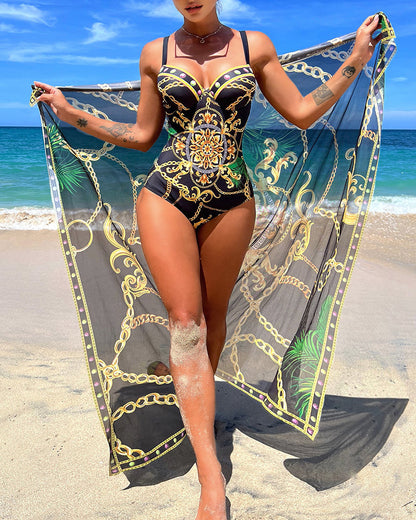 Slimming High Waist Push Up Women's Swimsuit for Beach