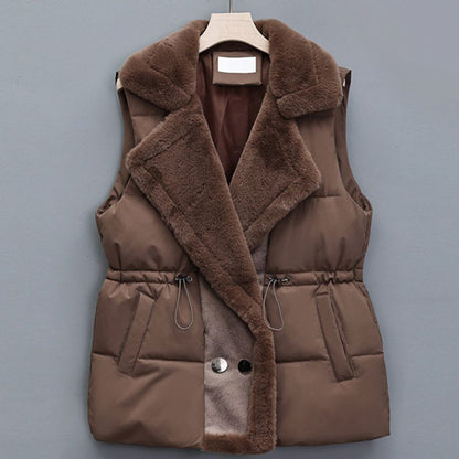 Luxurious Faux Fur Waistcoat
