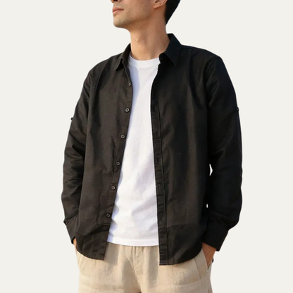 Men's Classic Linen Cotton Shirt