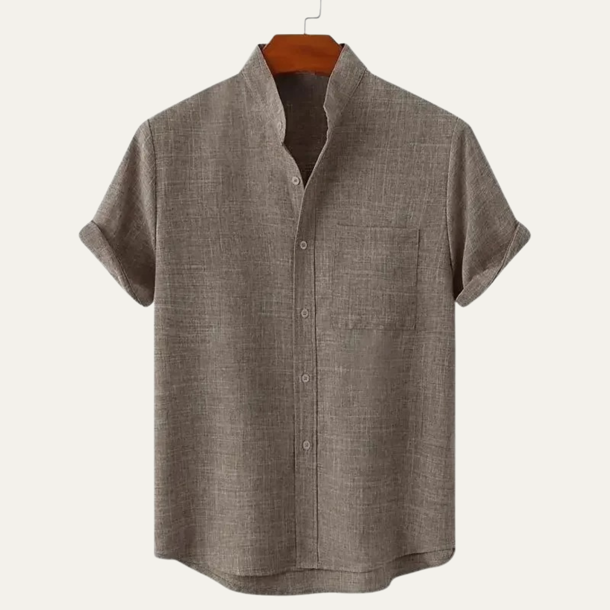 Men's Cotton Linen Beach Shirt Oversized