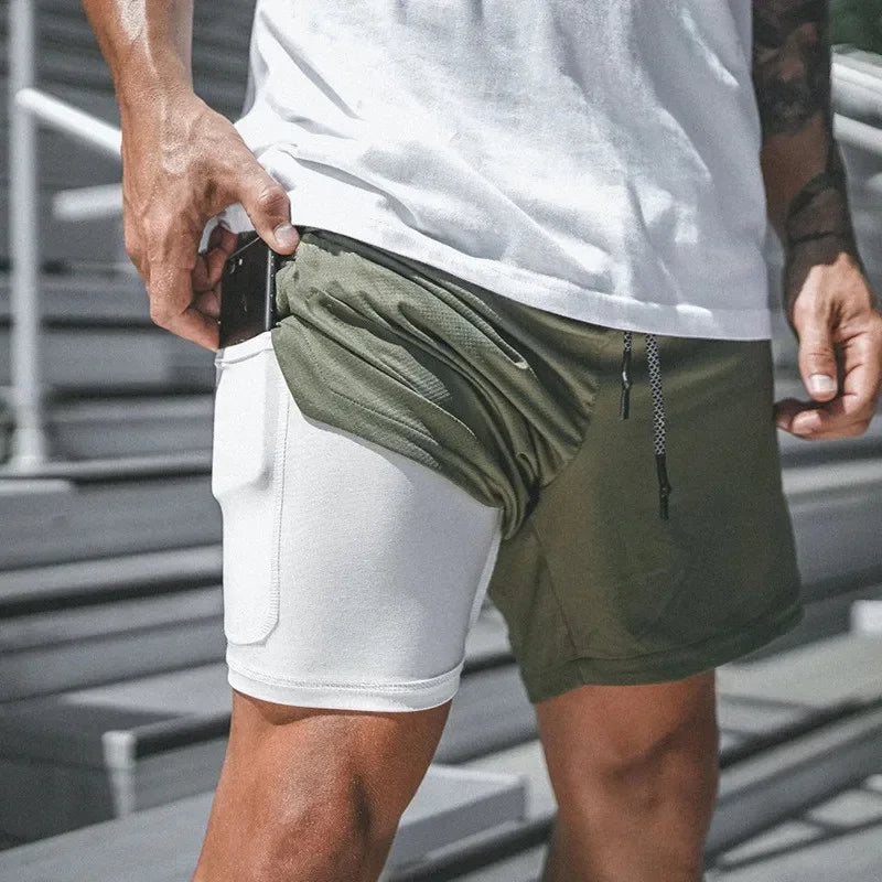 Men's 2-In-1 Sport Shorts Performance Comfort