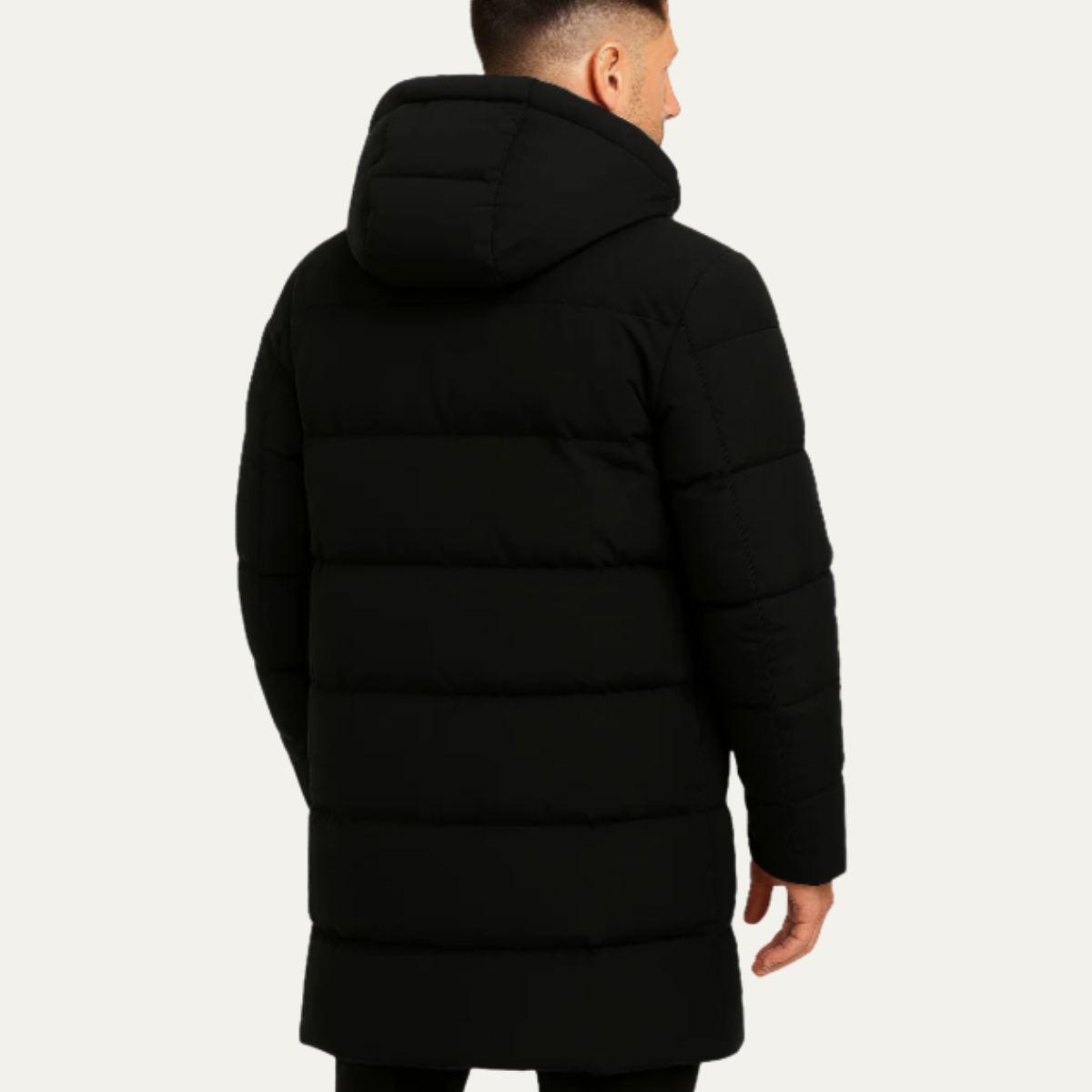 Men's Winter Puffer Hooded Parka Coat