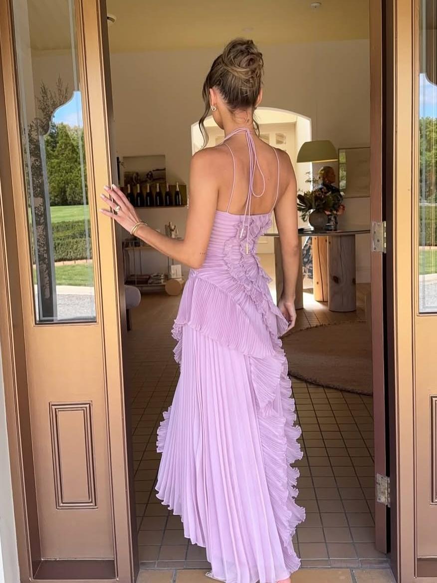 Chic Uneven Hemmed Women's Dress