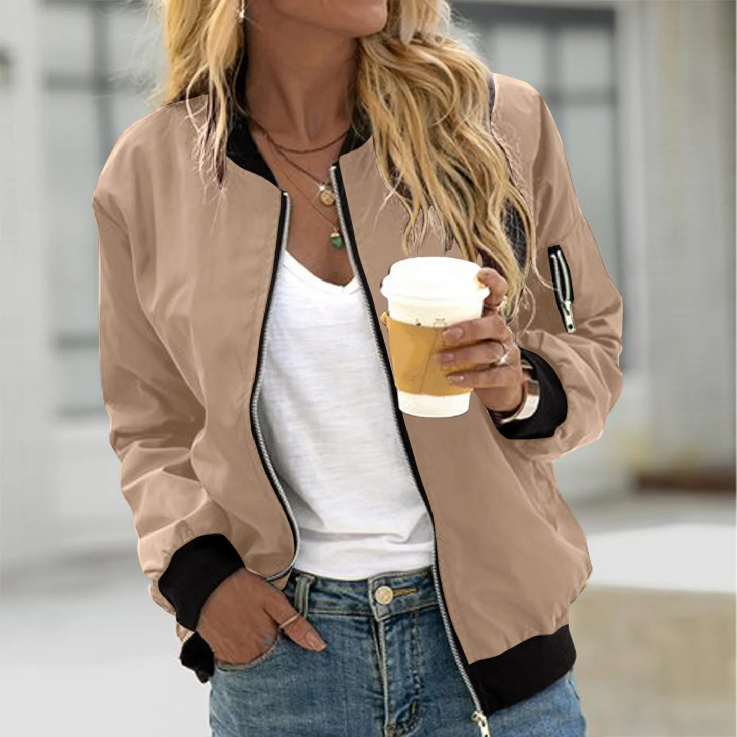 Women's Bomber Jacket Comfortable