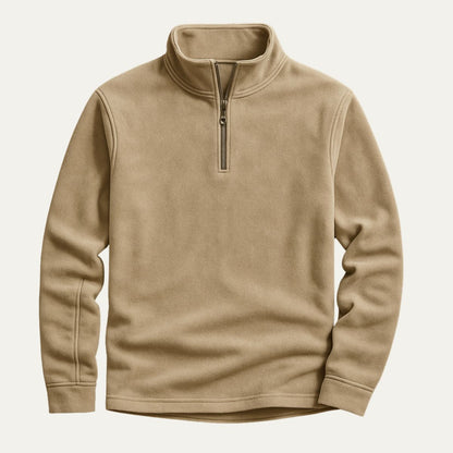 Men's Classic Fleece Quarter Zip Sweater - VibreMode