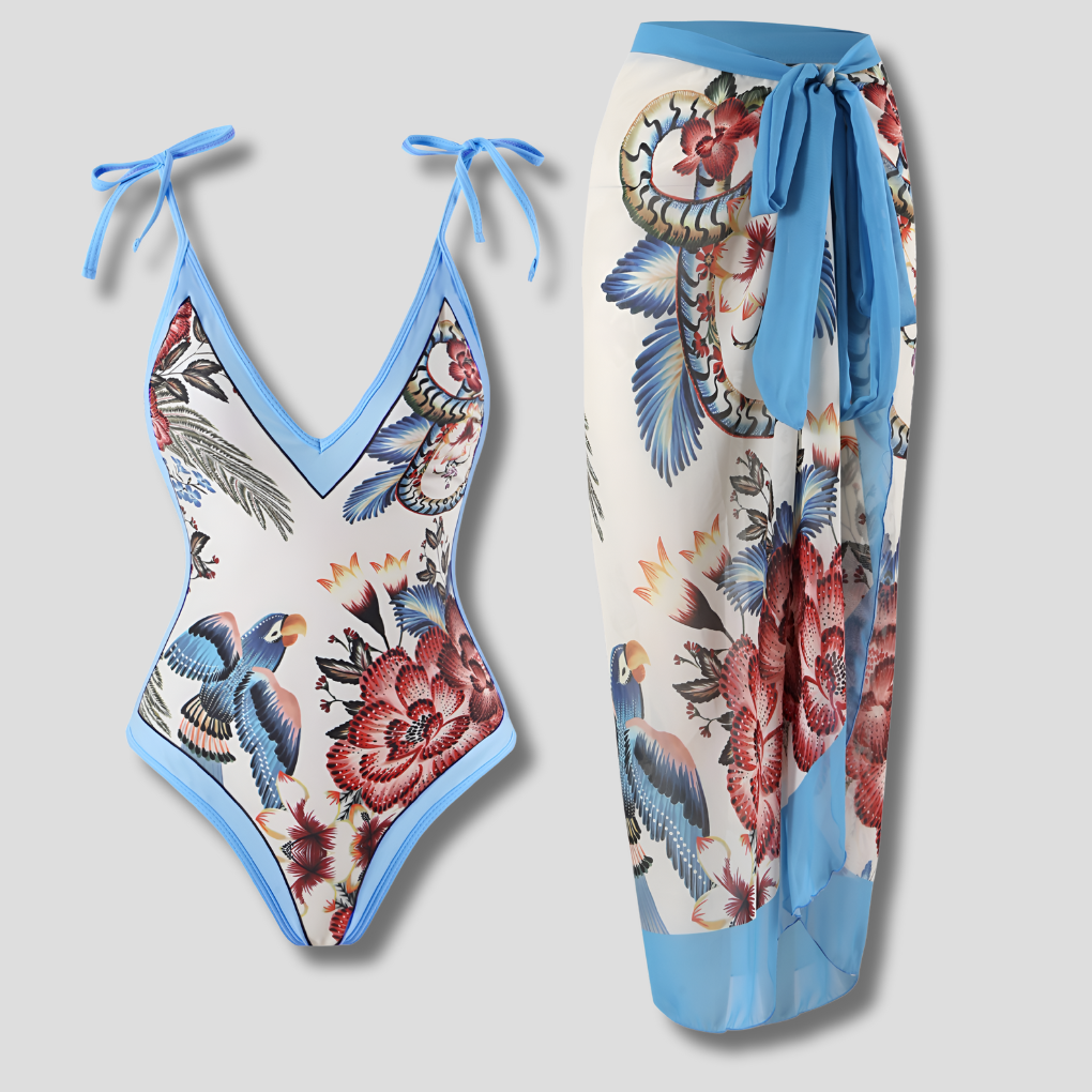 Women's Ruffled One-Piece Swimsuit