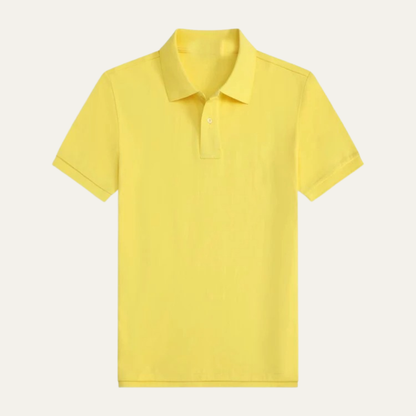Men's Classic Polo Shirt Relaxed Fit Cotton Solid