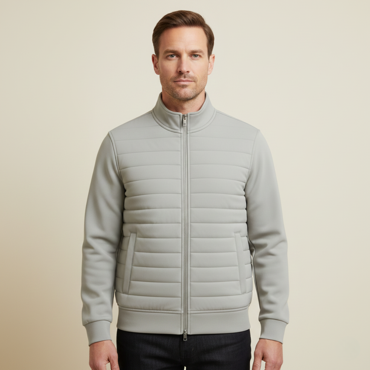 Men's Quilted Puffer Coat Lightweight