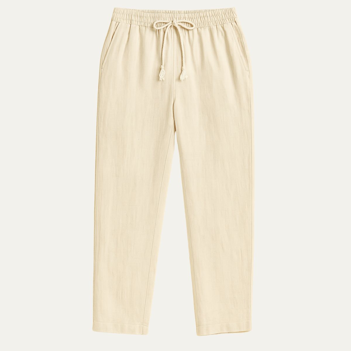Men's Linen Pants Beige