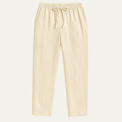 Men's Linen Pants Beige
