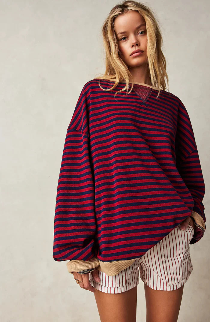 Women's Striped Sweater Casual Everyday Wear