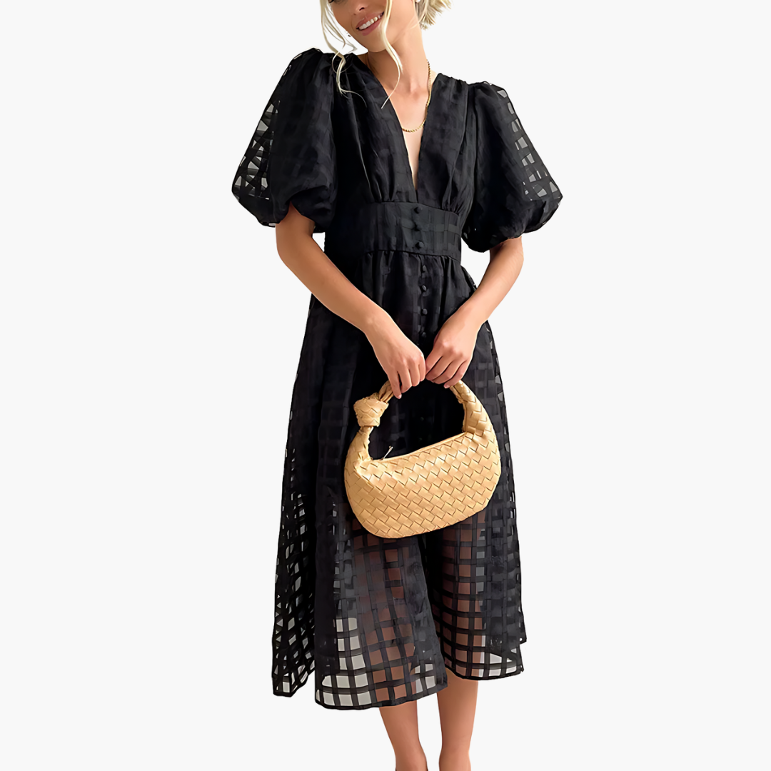 Liliana Women's Midi Dress Elegant Summer Style