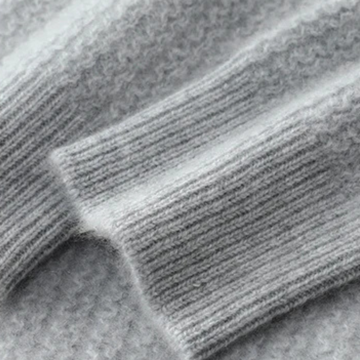 Men's Winter Knit Sweater Quarter Zip High Collar