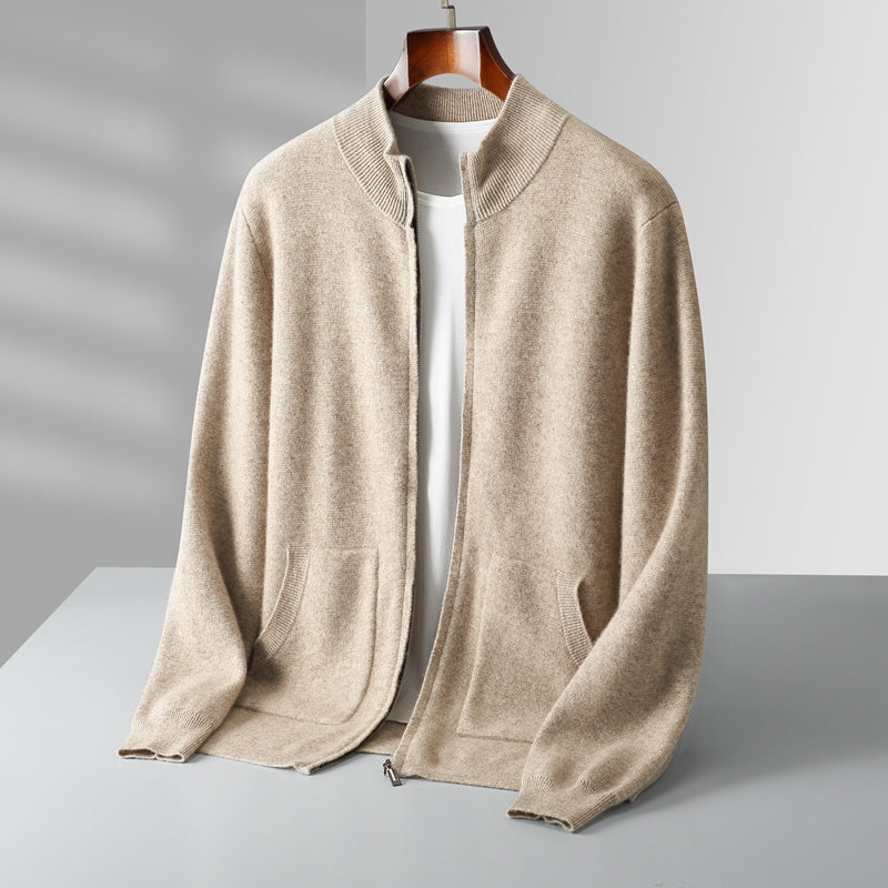 Premium Pure Wool Crew Sweater - VibreMode