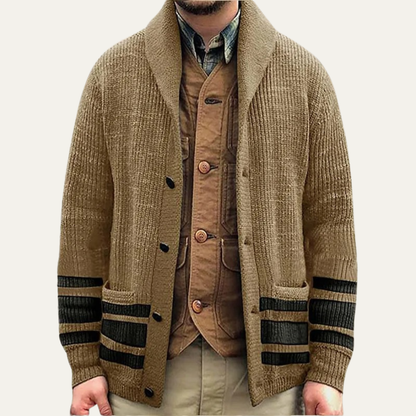 Men's Thick Knit Winter Cardigan