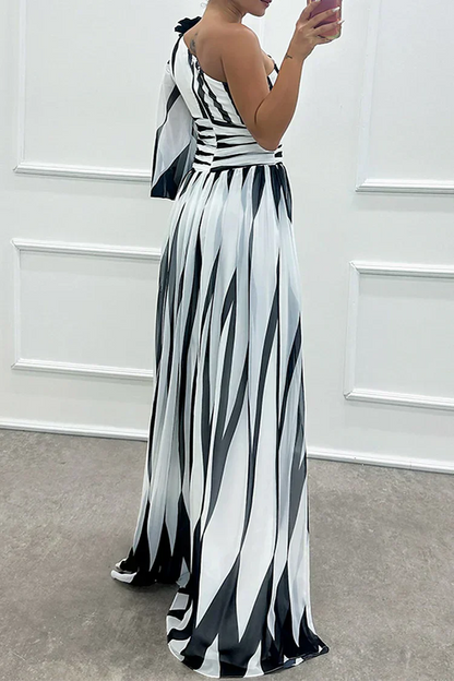 Women's Asymmetrical Sleeve Dress