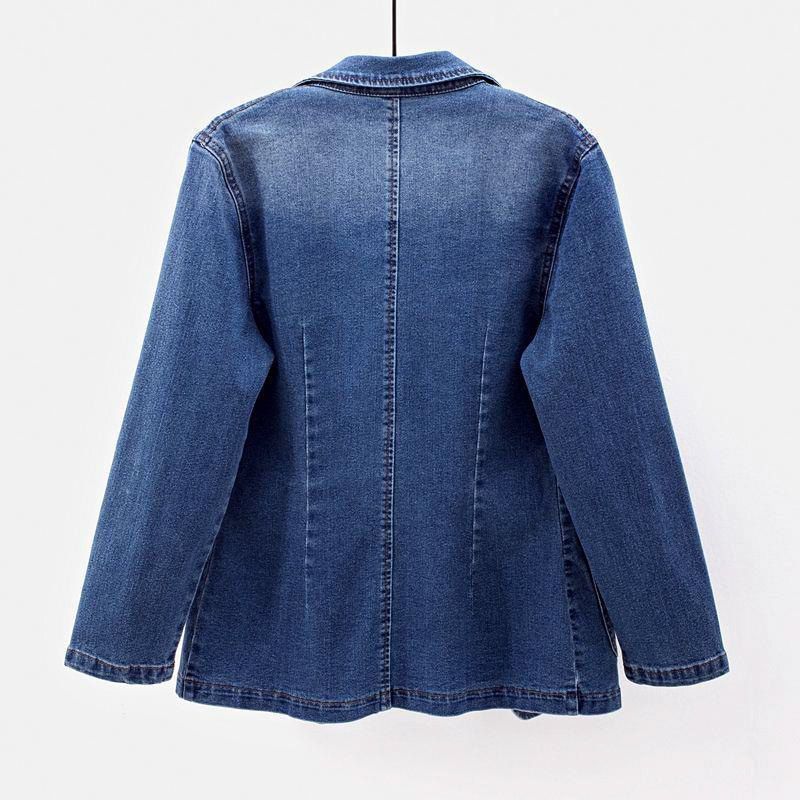 Eco Friendly Dark Blue Denim Jacket