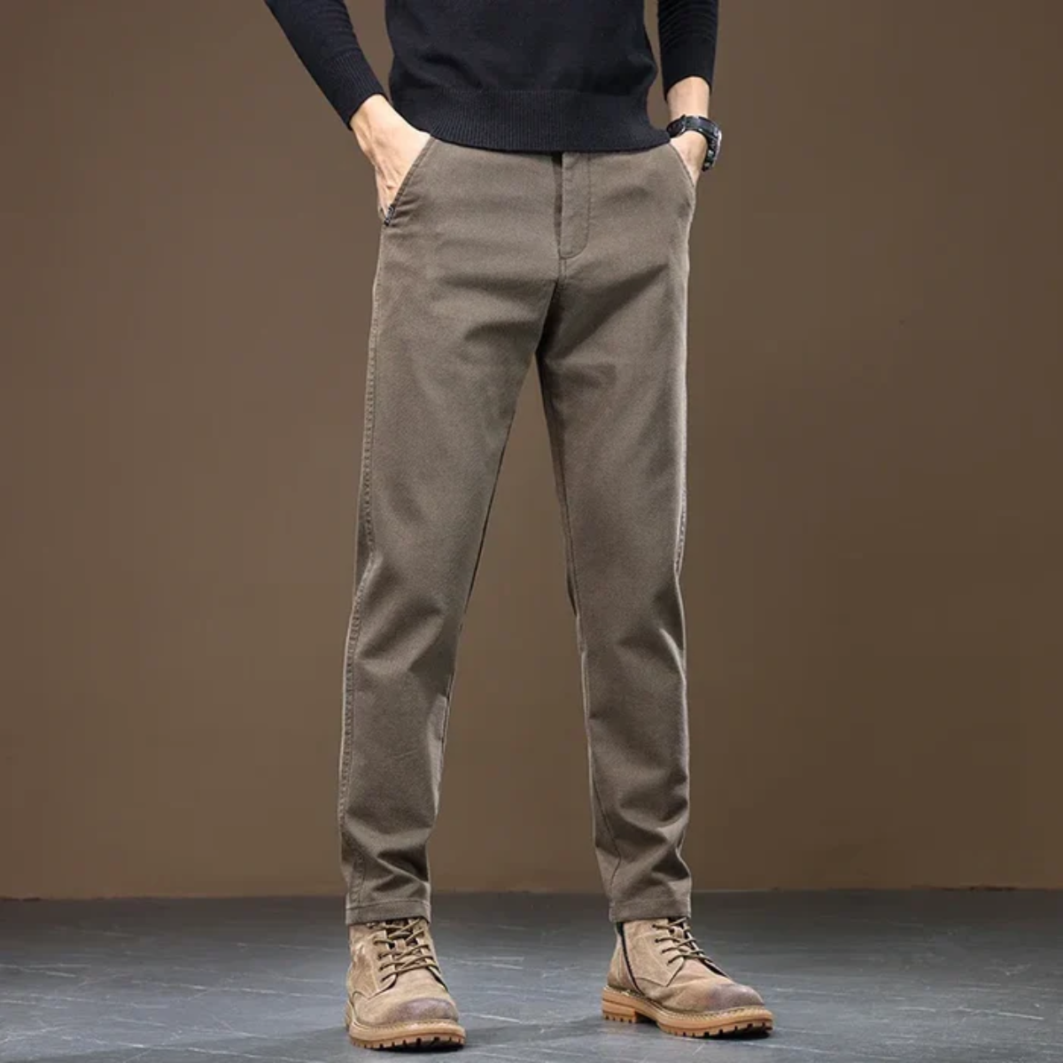 Harriman Men's Classic Straight Leg Cotton Pants