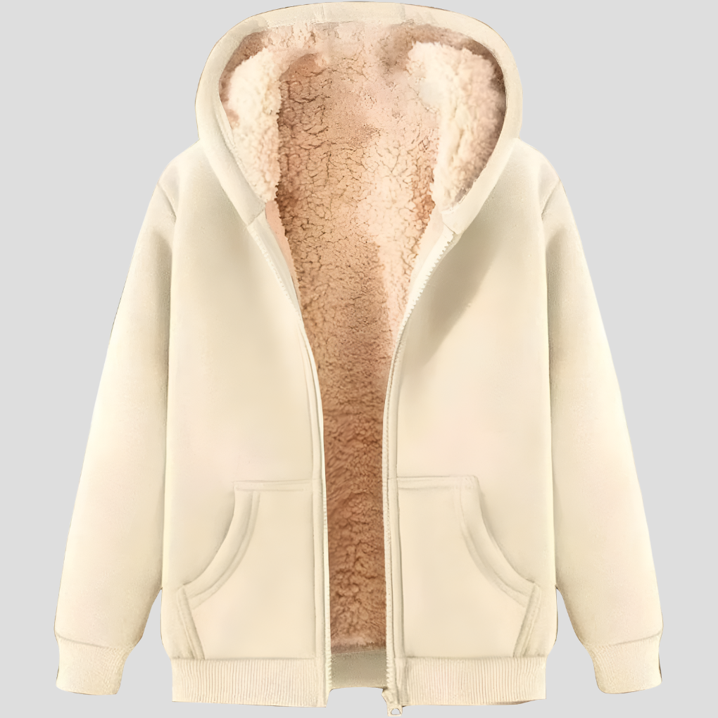 Men's Fleece Lined Winter Hoodie Jacket - VibreMode
