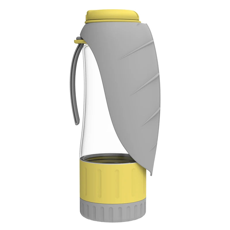 Portable Dog Water Food Bottle 2-In-1 Design - VibreMode