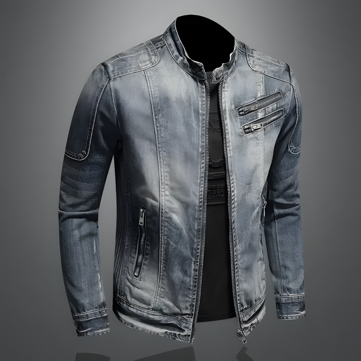Alexo Men's Retro Denim Jacket