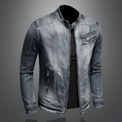 Alexo Men's Retro Denim Jacket