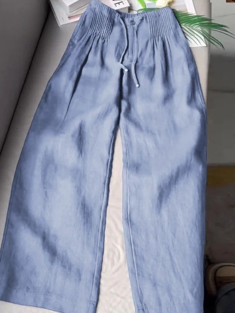 Comfortable Elastic Waist Loose Fit Pants