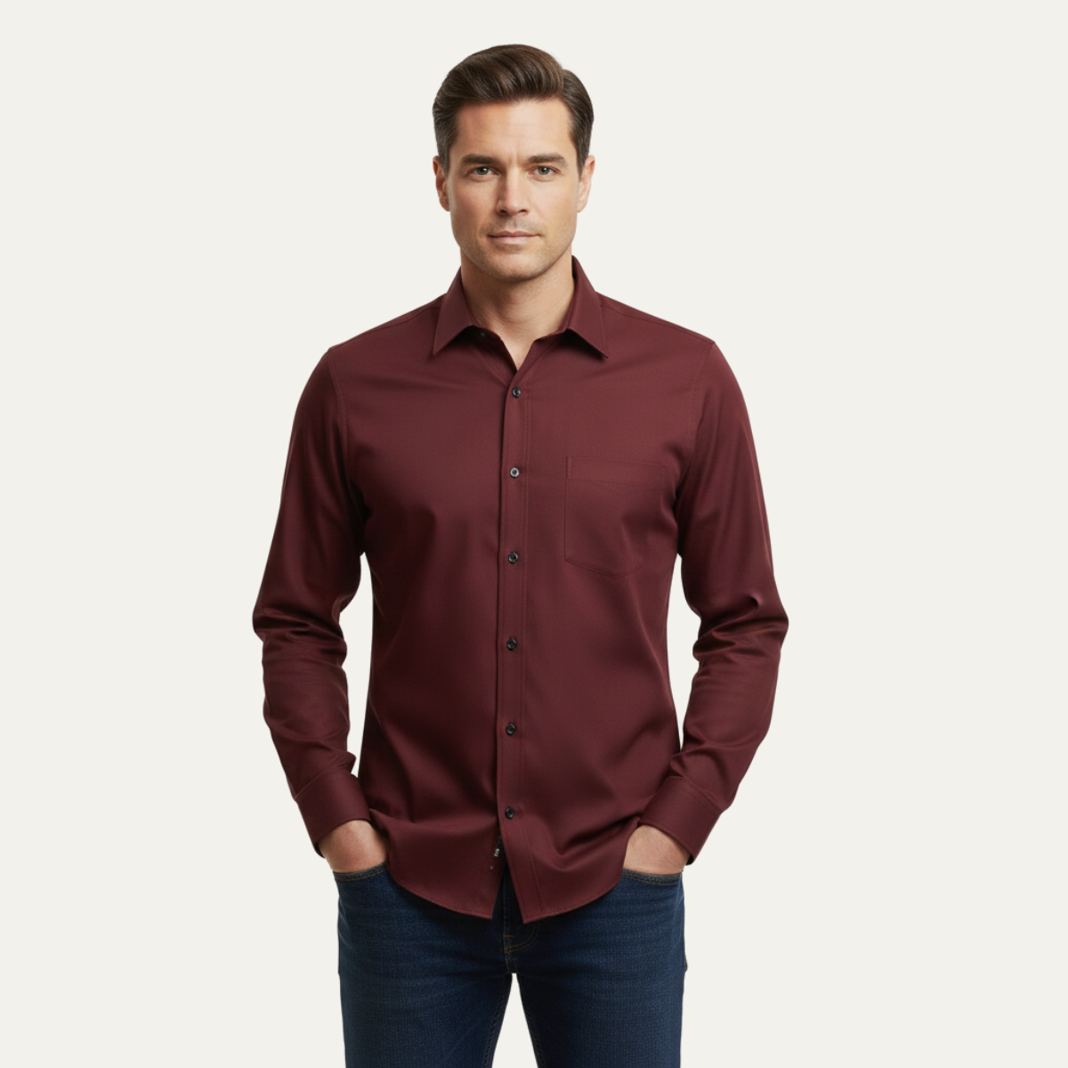 Kensington Men's Cotton Formal Dress Shirt
