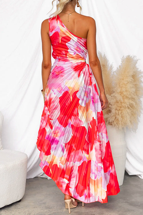 Flowy Ruffled Long Party Dress
