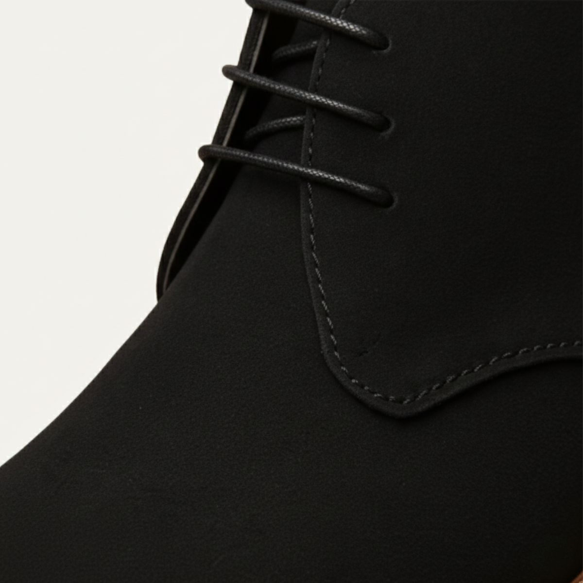 Men's Suede Chukka Boots Rubber Sole Brown