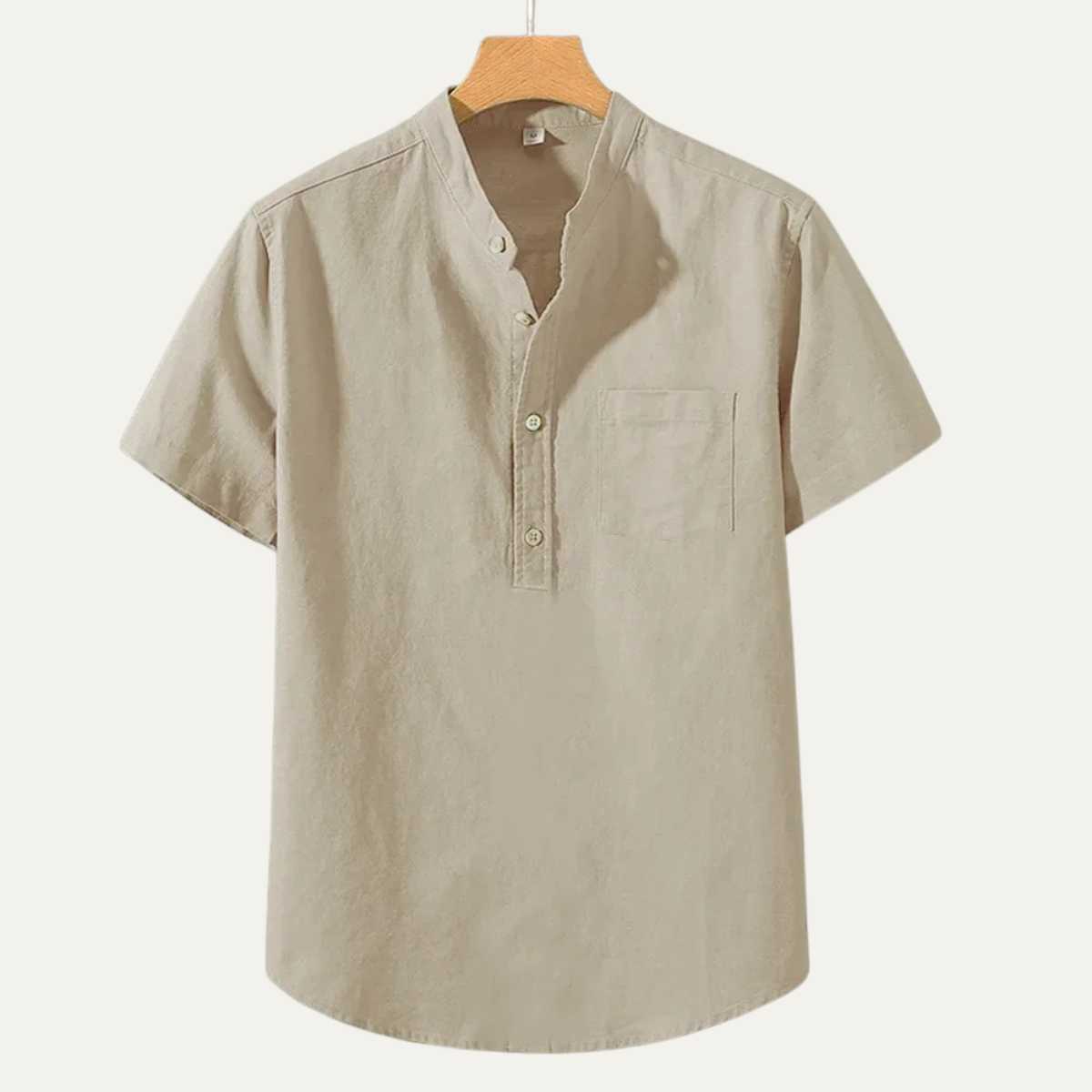 Mens Lightweight Cotton Linen Shirt